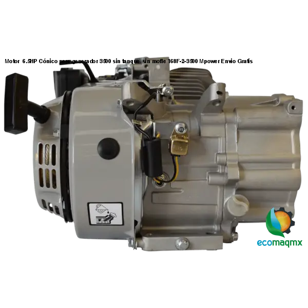 Motor 6.5HP Cónico para generador 3500 sin tanque sin mofle