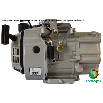 Motor 6.5HP Cónico para generador 3500 sin tanque sin mofle