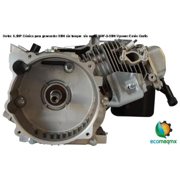 Motor 6.5HP Cónico para generador 3500 sin tanque sin mofle