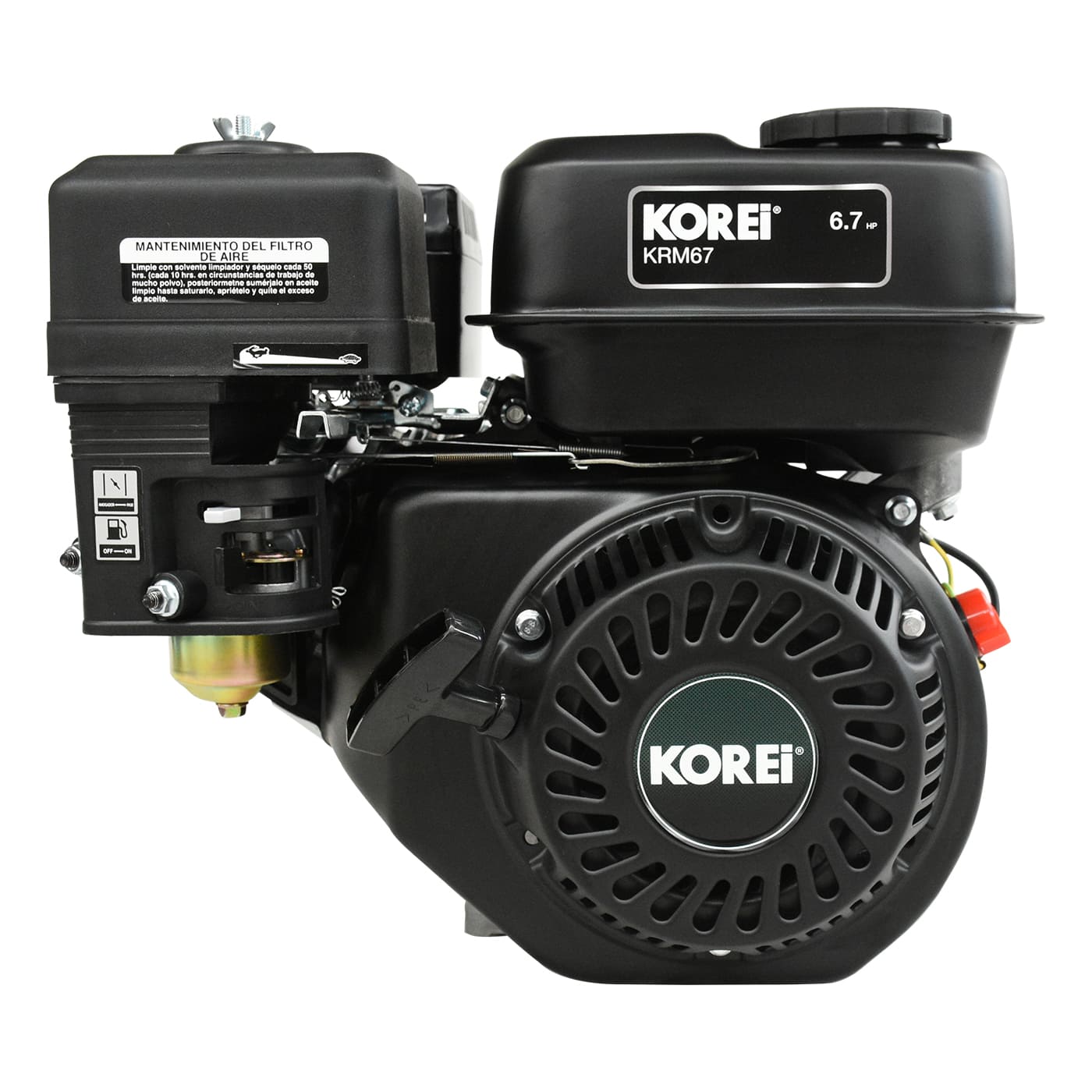 Motor A Gasolina Profesional Korei 6.7 Hp Arranque Manual – Krm67