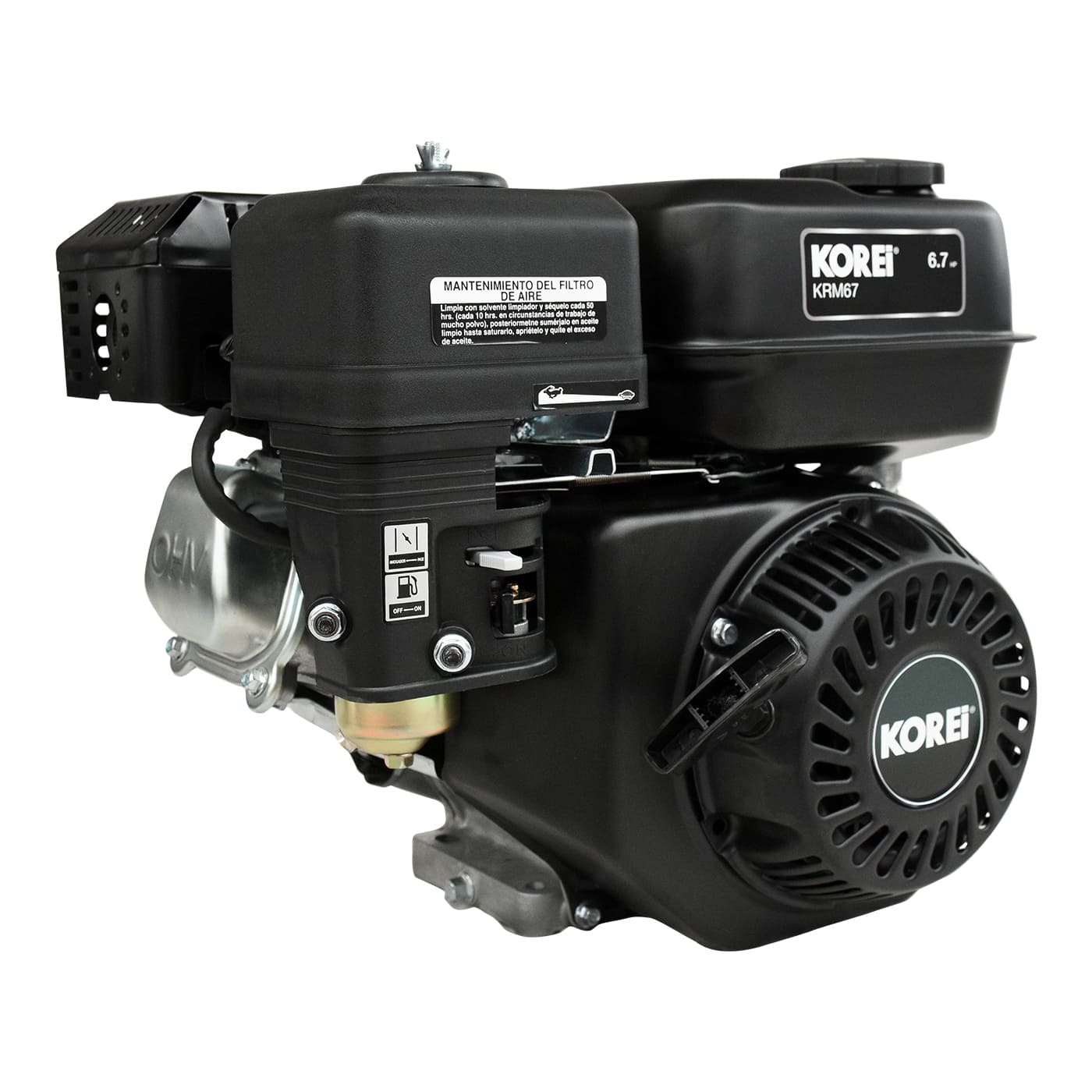 Motor A Gasolina Profesional Korei 6.7 Hp Arranque Manual – Krm67