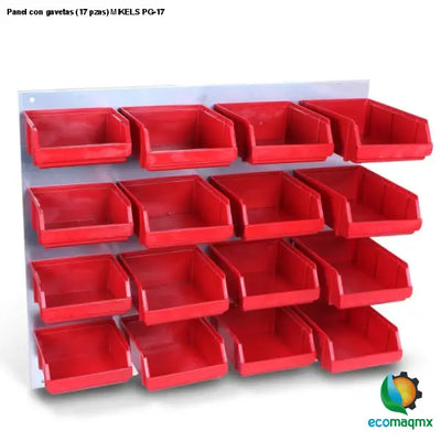 Panel con gavetas (17 pzas) MIKELS PG-17