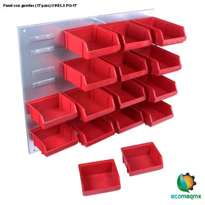 Panel con gavetas (17 pzas) MIKELS PG-17