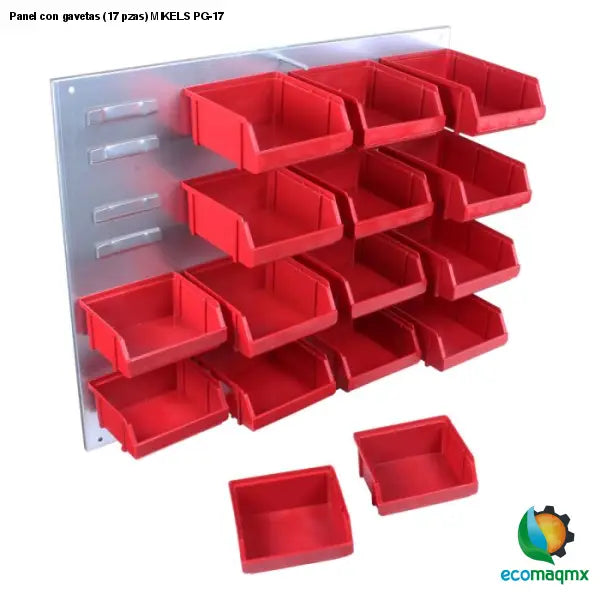 Panel con gavetas (17 pzas) MIKELS PG-17