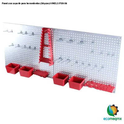 Panel con soporte para herramientas (34 pzas) MIKELS PSH-34