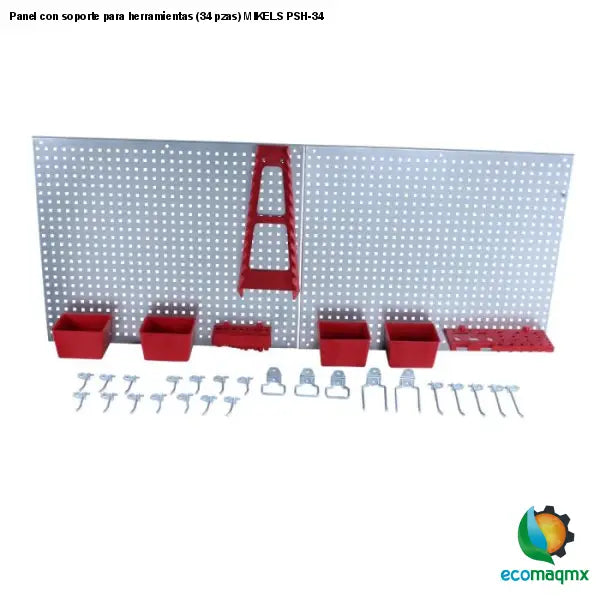 Panel con soporte para herramientas (34 pzas) MIKELS PSH-34