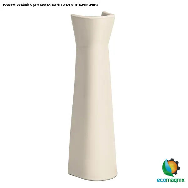 Pedestal cerámico para lavabo marfil Foset MUBA-20M 49357