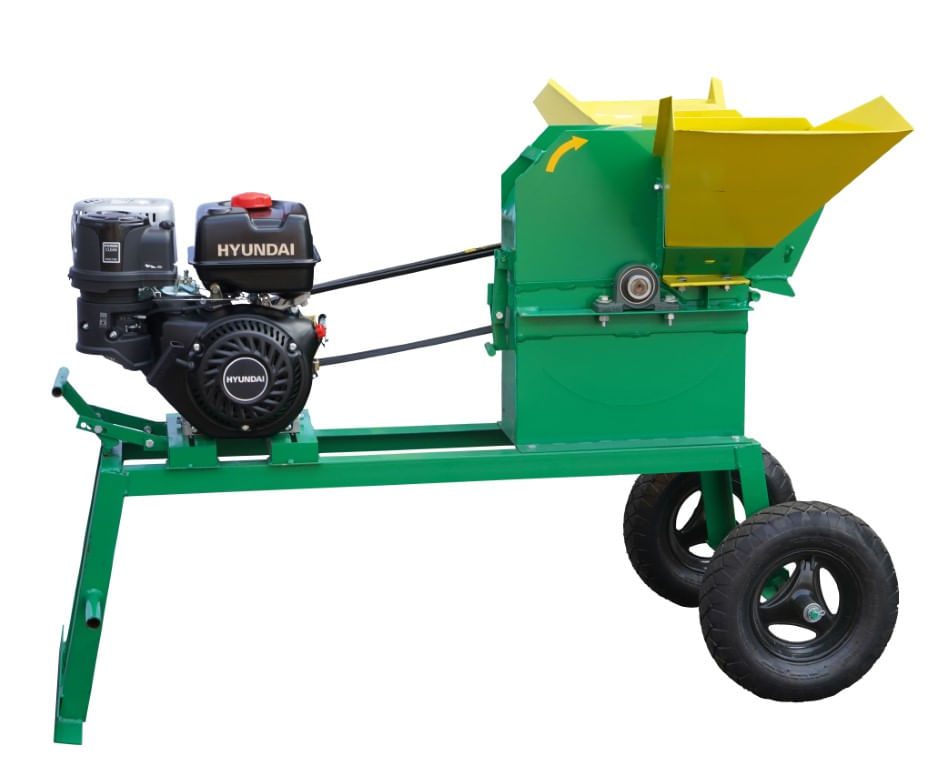 Molino Picadora Desintegradora de Forraje Modelo 3000 con Motor Hyundai 13 Hp a Gasolina Rkp3000b-hygc13