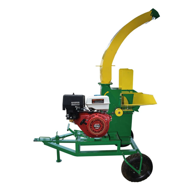 Molino Picadora Desintegradora de Forraje Cuello de Ganso con Motor Husky 16 Hp a Gasolina Rkpd65rj-hks16
