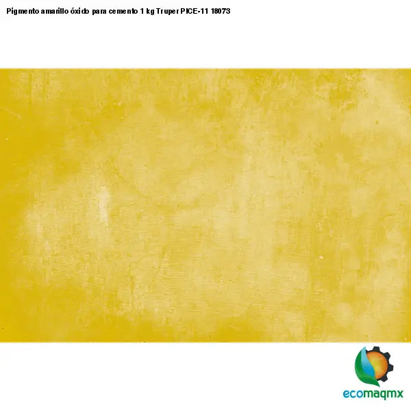 Pigmento amarillo óxido para cemento 1 kg Truper PICE-11
