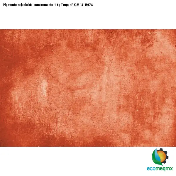 Pigmento rojo óxido para cemento 1 kg Truper PICE-12 18074