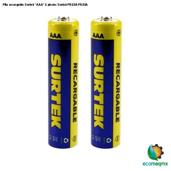 Pila recargable Surtek AAA 2 piezas Surtek PR23A PR23A