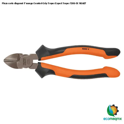 Pinza corte diagonal 5’ mango Comfort Grip Truper Expert