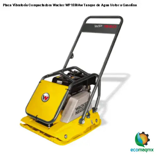 Placa Vibratoria Compactadora Wacker WP1550Aw Tanque de Agua