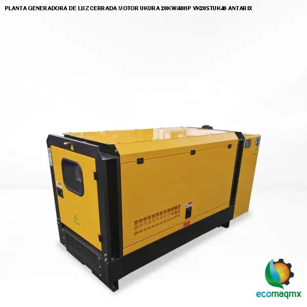 PLANTA GENERADORA DE LUZ CERRADA MOTOR UKURA 20KW/40HP