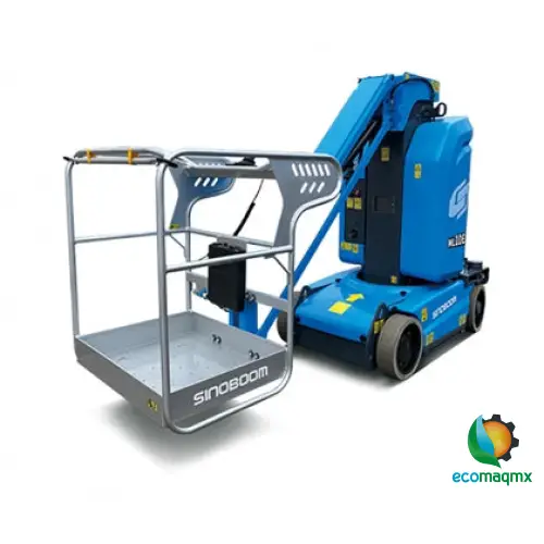 PLATAFORMA DE MASTIL VERTICAL 10 METROS ELECTRICA SINOBOOM