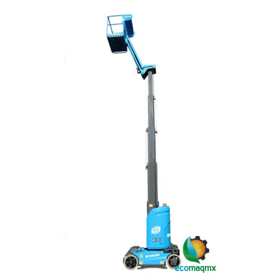 PLATAFORMA DE MASTIL VERTICAL 10 METROS ELECTRICA SINOBOOM