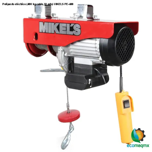 Polipasto eléctrico (400 kg cable 12 mts) MIKELS PE-400