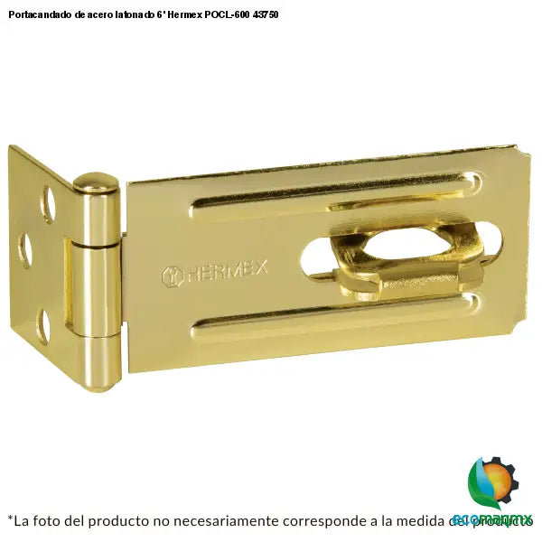 Portacandado de acero latonado 6’ Hermex POCL-600 43750