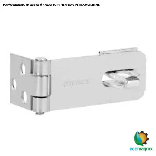 Portacandado de acero zincado 2-1/2’ Hermex POCZ-250 43736