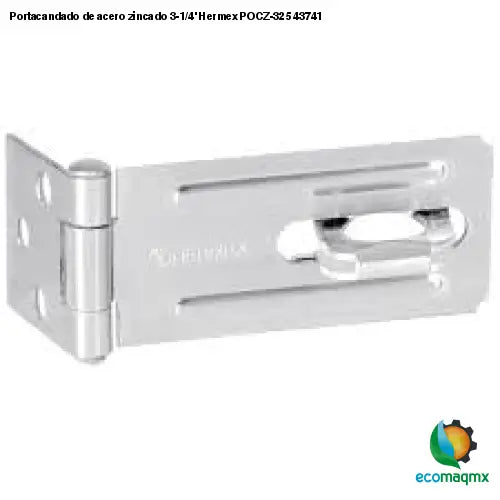 Portacandado de acero zincado 3-1/4’ Hermex POCZ-325 43741