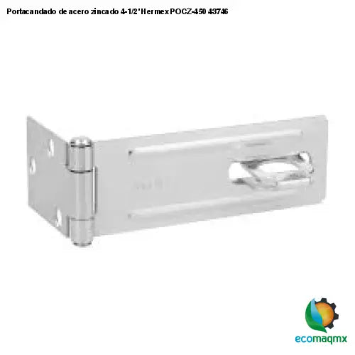 Portacandado de acero zincado 4-1/2’ Hermex POCZ-450 43746