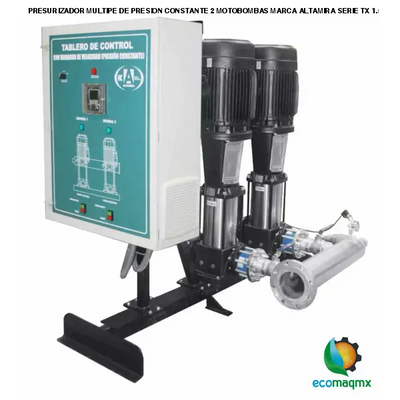 PRESURIZADOR MULTIPE DE PRESION CONSTANTE 2 MOTOBOMBAS MARCA