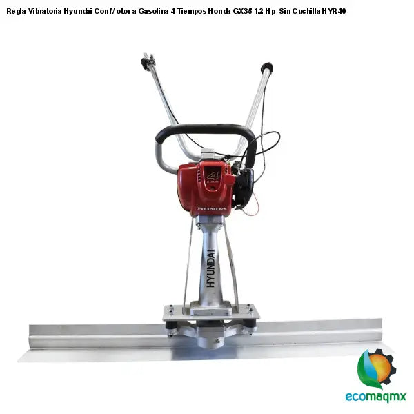 Regla Vibratoria Hyundai Con Motor a Gasolina 4 Tiempos