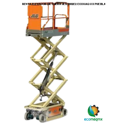 RENTA ELEVADOR DE TIJERA JLG 1932E2 EN PUEBLA ECOMAQMX