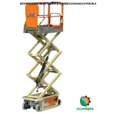 RENTA ELEVADOR DE TIJERA JLG 1932E2 EN PUEBLA ECOMAQMX