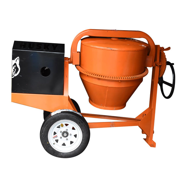 Revolvedora De Concreto A Gasolina Husky 1 Saco C/motor Hyundai 9 Hp – Hkrb1-hy93