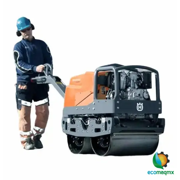 Rodillo Vibratorio Compactador Doble Husqvarna motor