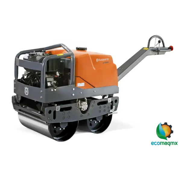 Rodillo Vibratorio Compactador Doble Husqvarna motor a diesel Kohler LP6500 