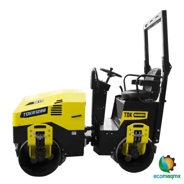 Rodillo Vibratorio Motor A Gasolina 22 Hp Hombre A Bordo Direcion Hidraulica TDK- TDKR1200