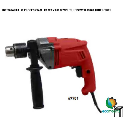 ROTOMARTILLO PROFESIONAL 1/2 127 V 600 W VVR TRUEPOWER 69700