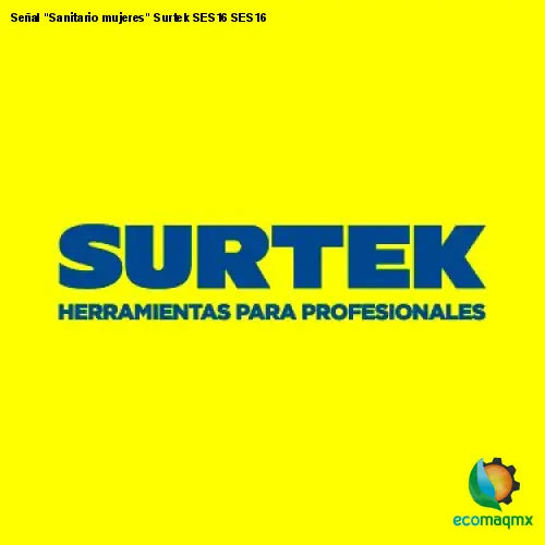Señal Sanitario mujeres Surtek SES16 SES16