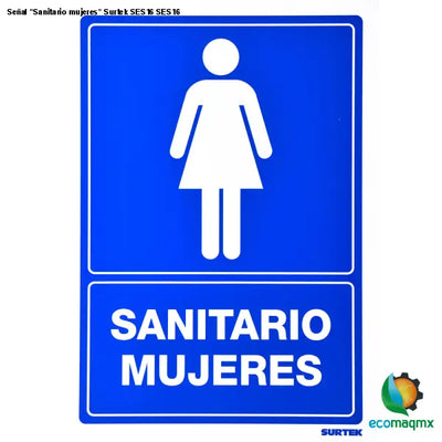 Señal Sanitario mujeres Surtek SES16 SES16