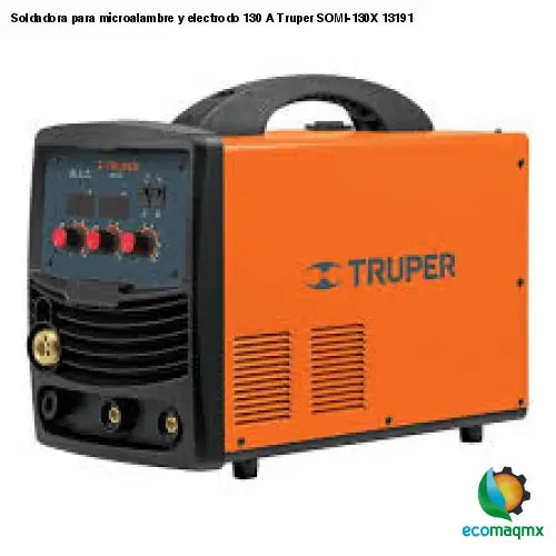 Soldadora para microalambre y electrodo 130 A Truper