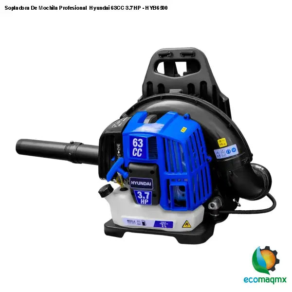 Sopladora De Mochila Profesional Hyundai 63CC 3.7 HP -