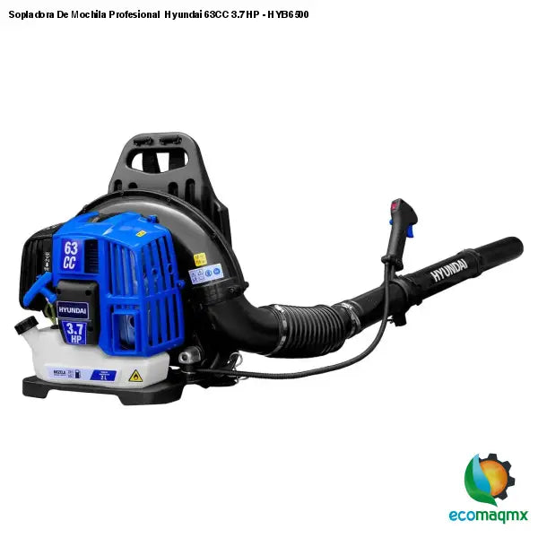 Sopladora De Mochila Profesional Hyundai 63CC 3.7 HP -