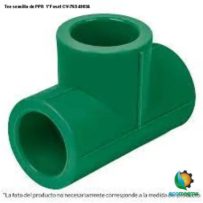 Tee sencilla de PPR 1’ Foset CV-763 49834