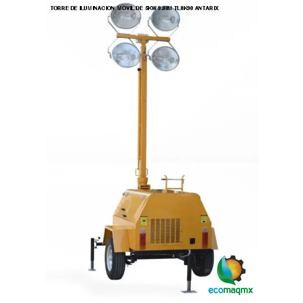 TORRE DE ILUMINACION MOVIL DE 5KW 9.00M TL8K90 ANTARIX