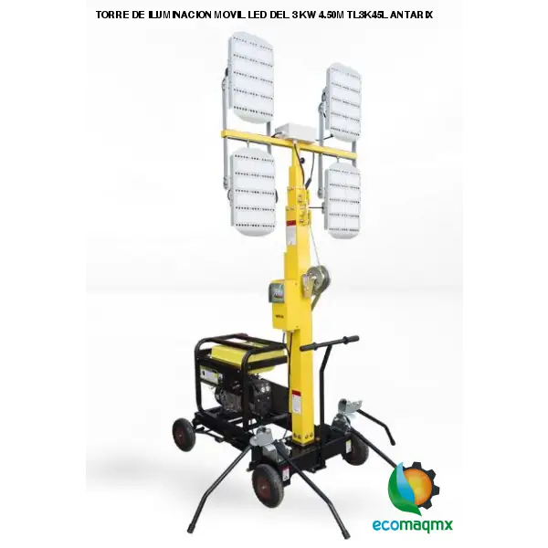 TORRE DE ILUMINACION MOVIL LED DEL 3 KW 4.50M TL3K45L