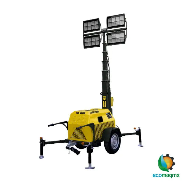 Torre De Luz Con Chasis De Remolque Mod. TDK Lampara Led