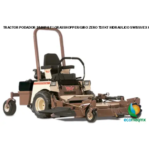 TRACTOR PODADOR 25.0HP/61/ GRASSHOPPER/GIRO ZERO 725 KT