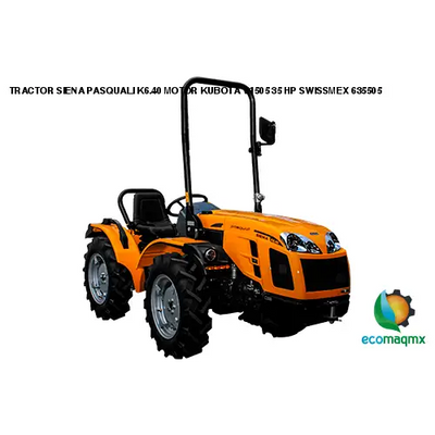 TRACTOR SIENA PASQUALI K6.40 MOTOR KUBOTA V1505 35 HP