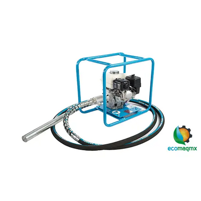 VIBRADOR DE CONCRETO CON MOTOR A GASOLINA CHICOTE 6 METROS