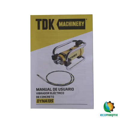 VIBRADOR ELÉCTRICO TDK 110V/60HZ C/CHICOTE DE 3.5 METROS 2