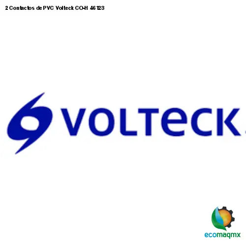 2 Contactos de PVC Volteck CO-H 46123