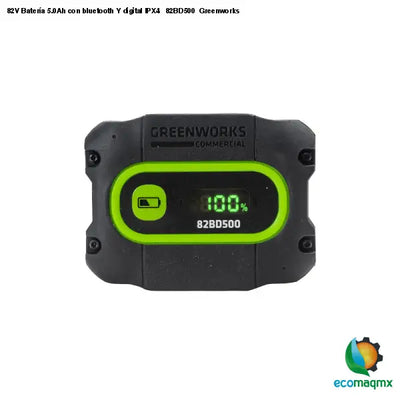 82V Batería 5.0Ah con bluetooth Y digital IPX4   82BD500  Greenworks